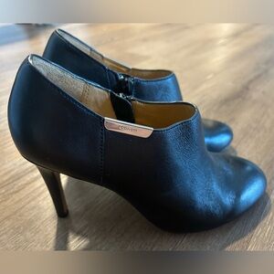 Coach Size 6 Black Heeled Booties